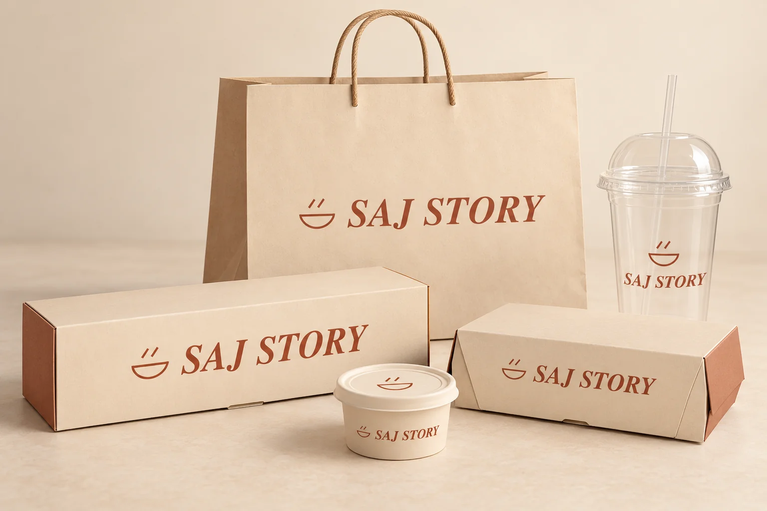 SAJ STORY complete brand concept